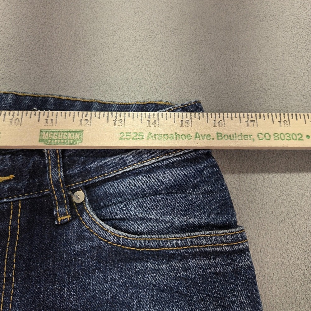 Selvedge Jeans Mens Blue Slim Skinny Stretch Distressed Fits 30x30 - Picture 9 of 15